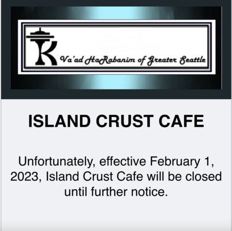 Island Crust Mercer Island kosher closed