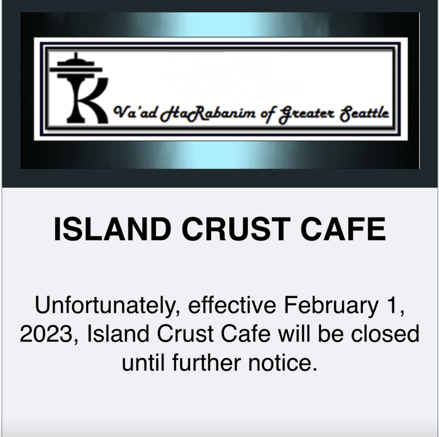 Island+Crust+Mercer+Island+kosher+closed