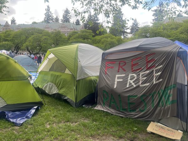 UW encampments on May 7, 2024