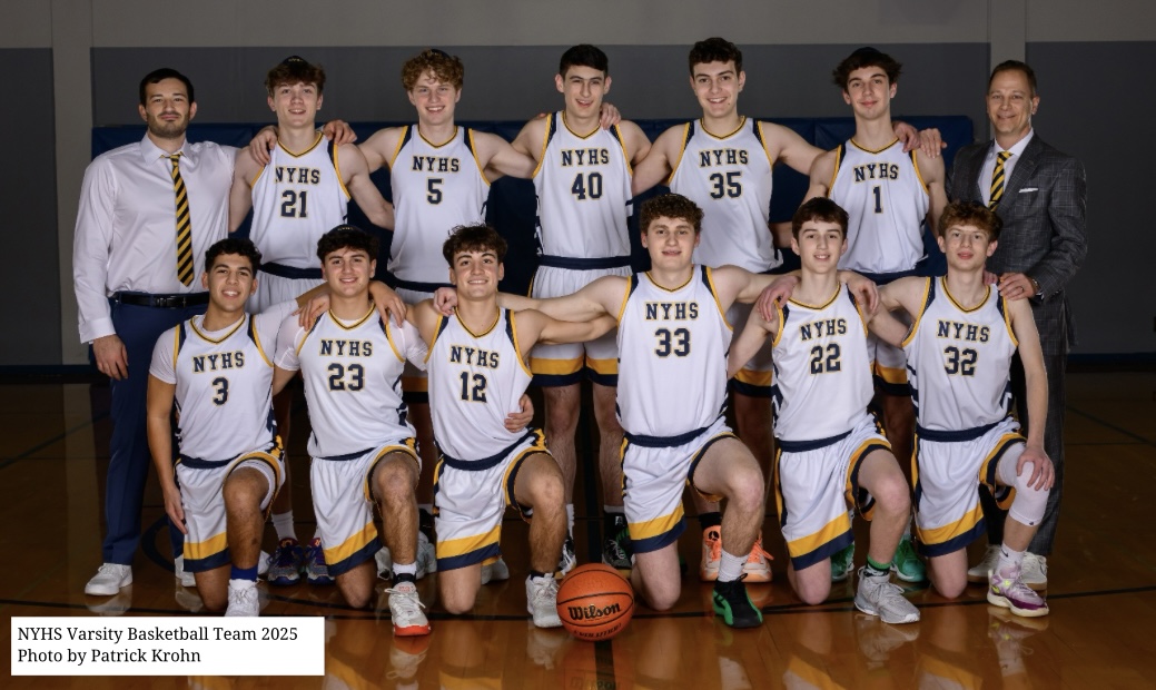 NYHS Varsity Basketball Team 2025