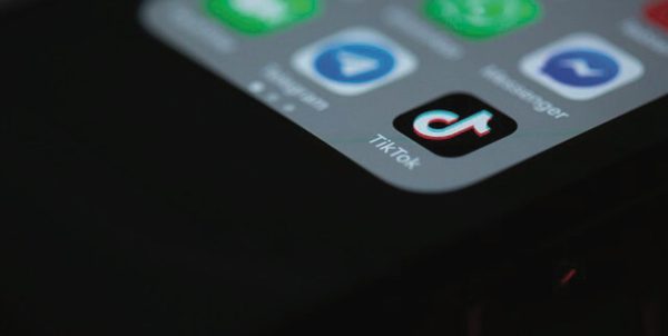 Photo by Solen Feyissa/Wikimedia Commons. The Tiktok app on a mobile phone.