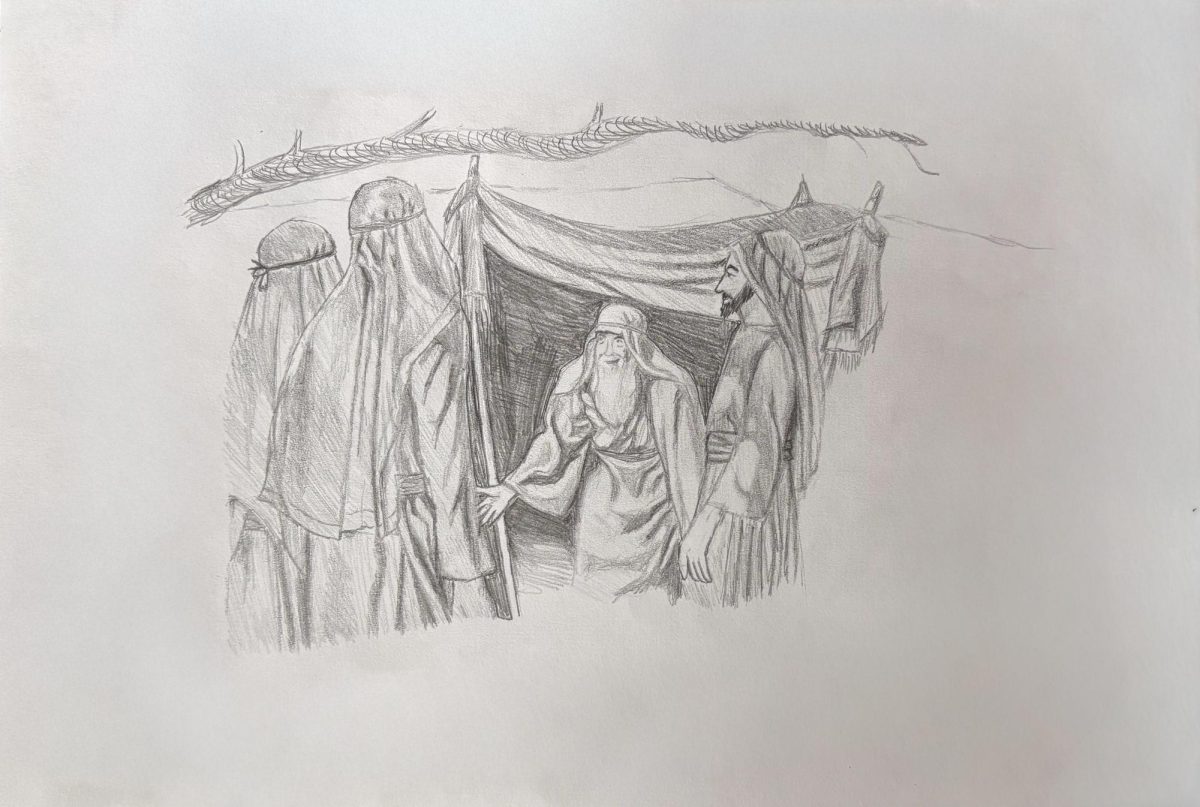 Illustration of Avraham's tent