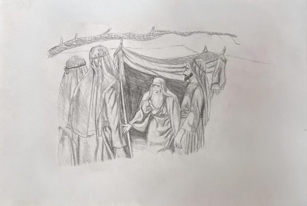 Illustration of Avraham's tent