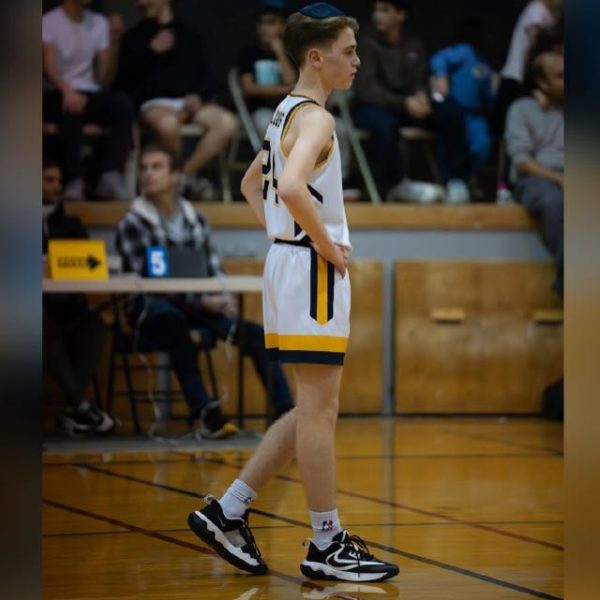 Adin Goldsmith at a basketball game